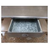 NSF STAINLESS STEEL TABLE WITH DRAWER