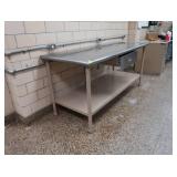 NSF STAINLESS STEEL TABLE WITH DRAWER