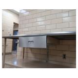 NSF STAINLESS STEEL TABLE WITH DRAWER