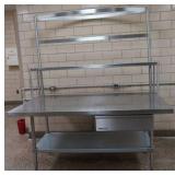 METRO NSF STAINLESS STEEL LARGE WORKSTATION