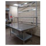 METRO NSF STAINLESS STEEL LARGE WORKSTATION