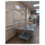 METRO NSF STAINLESS STEEL LARGE WORKSTATION