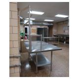 METRO NSF STAINLESS STEEL LARGE WORKSTATION