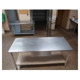 NSF STAINLESS STEEL TABLE WITH DRAWER
