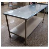 NSF STAINLESS STEEL TABLE WITH DRAWER