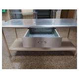 NSF STAINLESS STEEL TABLE WITH DRAWER