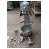 FREE STANDING CONVENTIONAL HOBART HEAVY DUTY STAND MIXER WITH  ATTACHMENTS