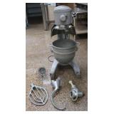 FREE STANDING CONVENTIONAL HOBART HEAVY DUTY STAND MIXER WITH  ATTACHMENTS