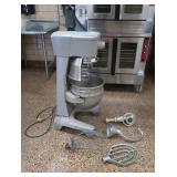 FREE STANDING CONVENTIONAL HOBART HEAVY DUTY STAND MIXER WITH  ATTACHMENTS