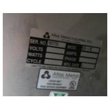 STAINLESS STEEL CASH REGISTER COUNTER WITH SCREEN SETUP