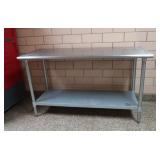 STAINLESS STEEL NSF TABLE