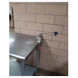 SMALLER NSF STAINLESS STEEL TABLE WITH CANOPENER