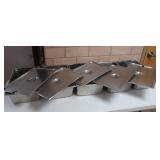 5 STAINLESS STEEL CHAFFING DISHES WITH LIDS