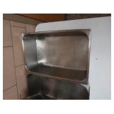 5 STAINLESS STEEL CHAFFING DISHES WITH LIDS