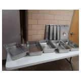 5 SHAFFER CHAFFING DISHES STAINLESS STEEL