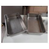 5 SHAFFER CHAFFING DISHES STAINLESS STEEL