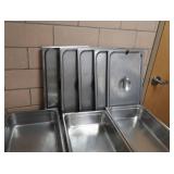 5 SHAFFER CHAFFING DISHES STAINLESS STEEL