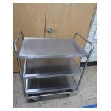 NSF STAINLESS STEEL KITCHEN  CART