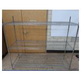 NSF STAINLESS STEAL 3 SHELF RACK