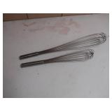 2 GIANT COOKING WHISKS