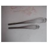 2 GIANT COOKING WHISKS