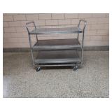 NSF COMMERCIAL STAINLESS STEEL ROLLY CART