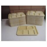 BIG STACK OF "EDWARD DON AND CO" SCHOOL LUNCH TRAYS