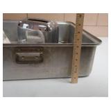 LARGE SQUARE ROASTING PAN - "SUNBEAM" MIXMASTER= VINTAGE TOASTER