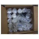 2 BIG BOXES OF 2 DIFFERENT SIZED CONDIMENT CONTAINER LIDS