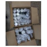 2 BIG BOXES OF 2 DIFFERENT SIZED CONDIMENT CONTAINER LIDS