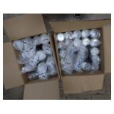 2 BIG BOXES OF 2 DIFFERENT SIZED CONDIMENT CONTAINER LIDS