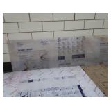 5 MISC PLEXI GLASS SHEETS