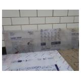5 MISC PLEXI GLASS SHEETS