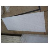 5 MISC PLEXI GLASS SHEETS
