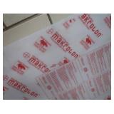 5 MISC PLEXI GLASS SHEETS