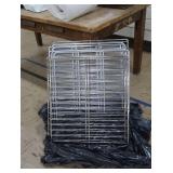 9 MISC BRAND OVEN RACKS