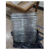 9 MISC BRAND OVEN RACKS