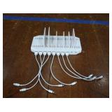 2 UNITEK 120W 10 PORT USB SMART CHARGING STATIONS+ 2 SWITCH ADAPTOR