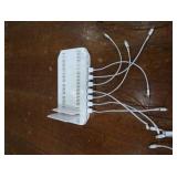 2 UNITEK 120W 10 PORT USB SMART CHARGING STATIONS+ 2 SWITCH ADAPTOR