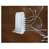 2 UNITEK 120W 10 PORT USB SMART CHARGING STATIONS+ 2 SWITCH ADAPTOR