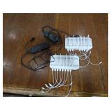2 UNITEK 120W 10 PORT USB SMART CHARGING STATIONS+ 2 SWITCH ADAPTOR