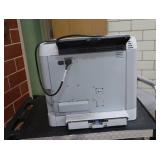 HP LASERJET 2600ON ON PLASTIC ROLLING CART