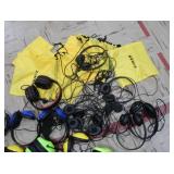 MISC LOT OF HEADPHONES AND EARMUFFS