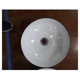 2 16" VINTAGE APPLETON RLM GREEN ENAMEL LIGHT SHADES
