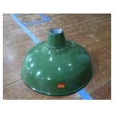 1 16" VINTAGE APPLETON RLM GREEN ENAMEL LIGHTSHADES