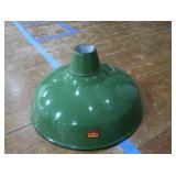 1 16" VINTAGE APPLETON RLM GREEN ENAMEL LIGHTSHADES