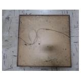ANTIQUE / VINTAGE? INDUSTRIAL COLLECTABLE FRAMED IN WOOD