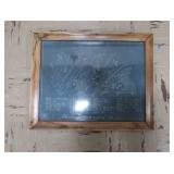 VINTAGE STANLEY BEDROCK PLANES FRAMED EDUCATIONAL POSTED