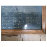 VINTAGE STANLEY BEDROCK PLANES FRAMED EDUCATIONAL POSTED