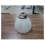 ANTIQUE MILK GLASS LIGHT SHADES